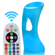 Magshion 16 Color Changing LED Light Up Decor Nightclub Bar Home Patio Party Event Club Nightlight Furniture Bar Stool Chair